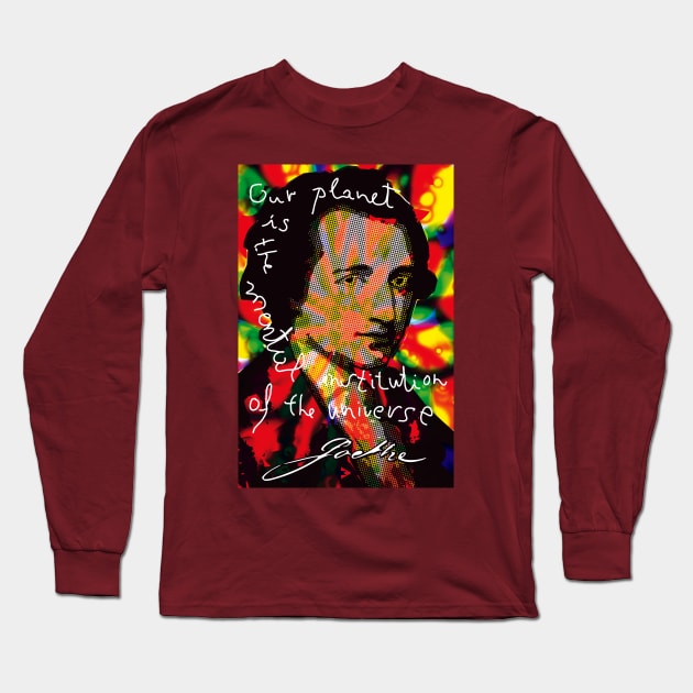 Johann Wolfgang von Goethe Long Sleeve T-Shirt by Exile Kings 